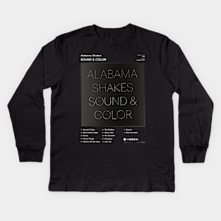 Alabama Shakes - Sound & Color Tracklist Album Kids Long Sleeve T-Shirt